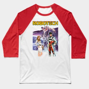 Robotech Retro Poster Baseball T-Shirt